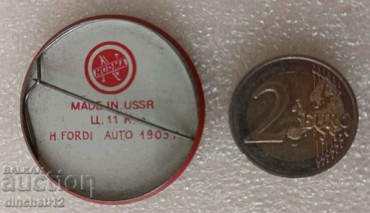 Badge. Retro car H. Fordi - Auto Moto with price 2.00 BGN | € 1.02 Badge. Retro car H. Fordi - Auto Moto with price 2.00 BGN | € 1.02
