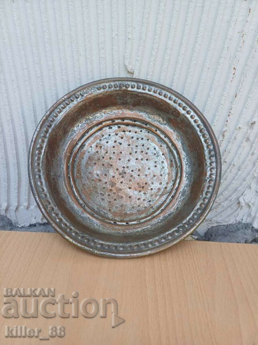 Copper colander