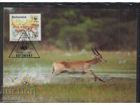 Postal max card FDC ANIMALS WWF