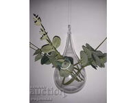 DECORATION. SMOKED GLASS. FOR DRY AND FRESH FLOWERS