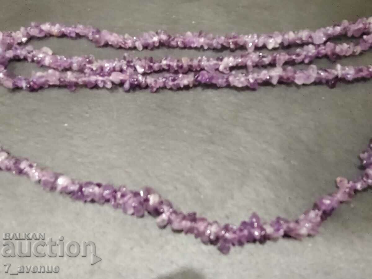 NECKLACE, necklace, jewelry, natural amethyst 10/29/24 with price 90.00 BGN | € 46.02 NECKLACE, necklace, jewelry, natural amethyst 10/29/24 with price 90.00 BGN | € 46.02