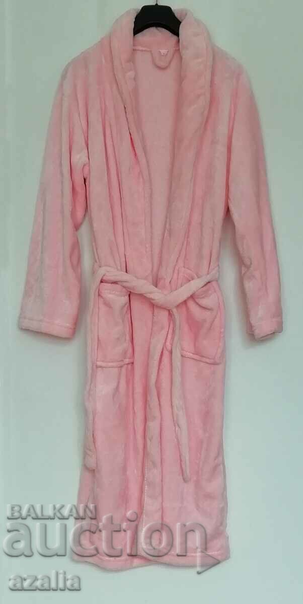 Purple bathrobe banana color size L