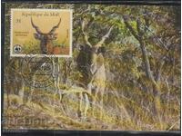 Postal max card FDC ANIMALS WWF