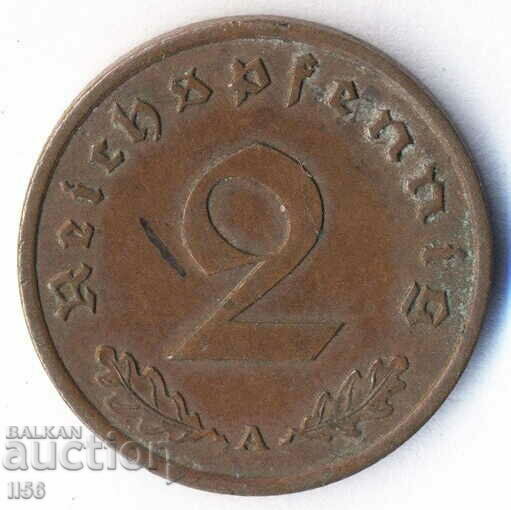 Germany - 2 Pfenning 1940 - A (Berlin)