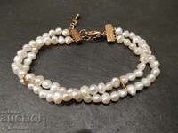 BRACELET made of natural pearls, old beautiful gentle, 30.10.2024