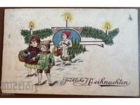 Postcard Embossed Christmas 1914