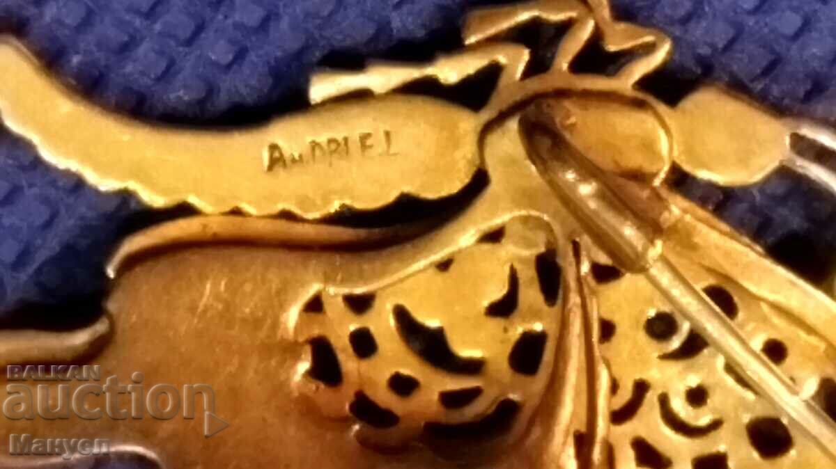 Beautiful old Art Deco brooch. - 5 Beautiful old Art Deco brooch. - 5