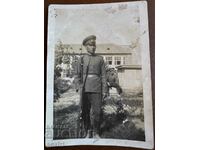 This is the Soldier with a rifle at his feet Svishtov 1942