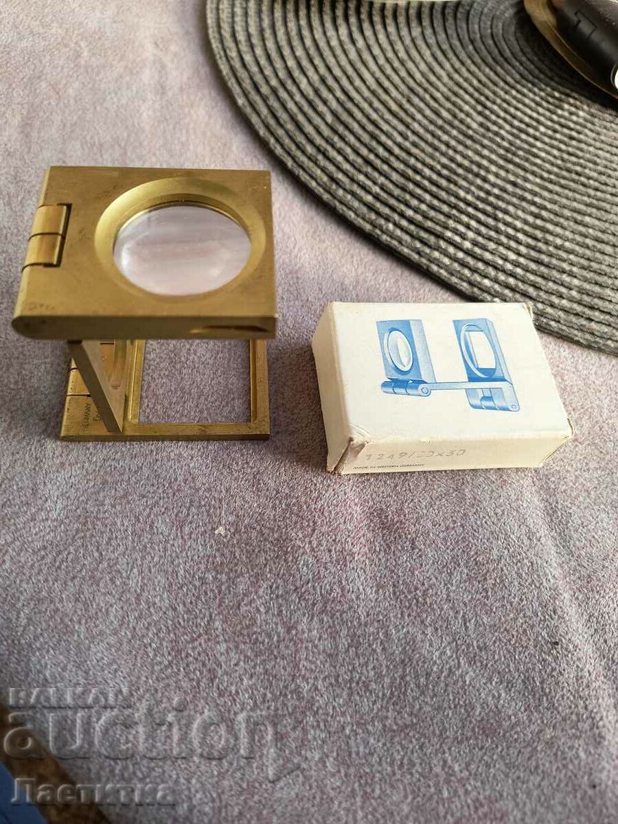 Old German magnifier for stamps