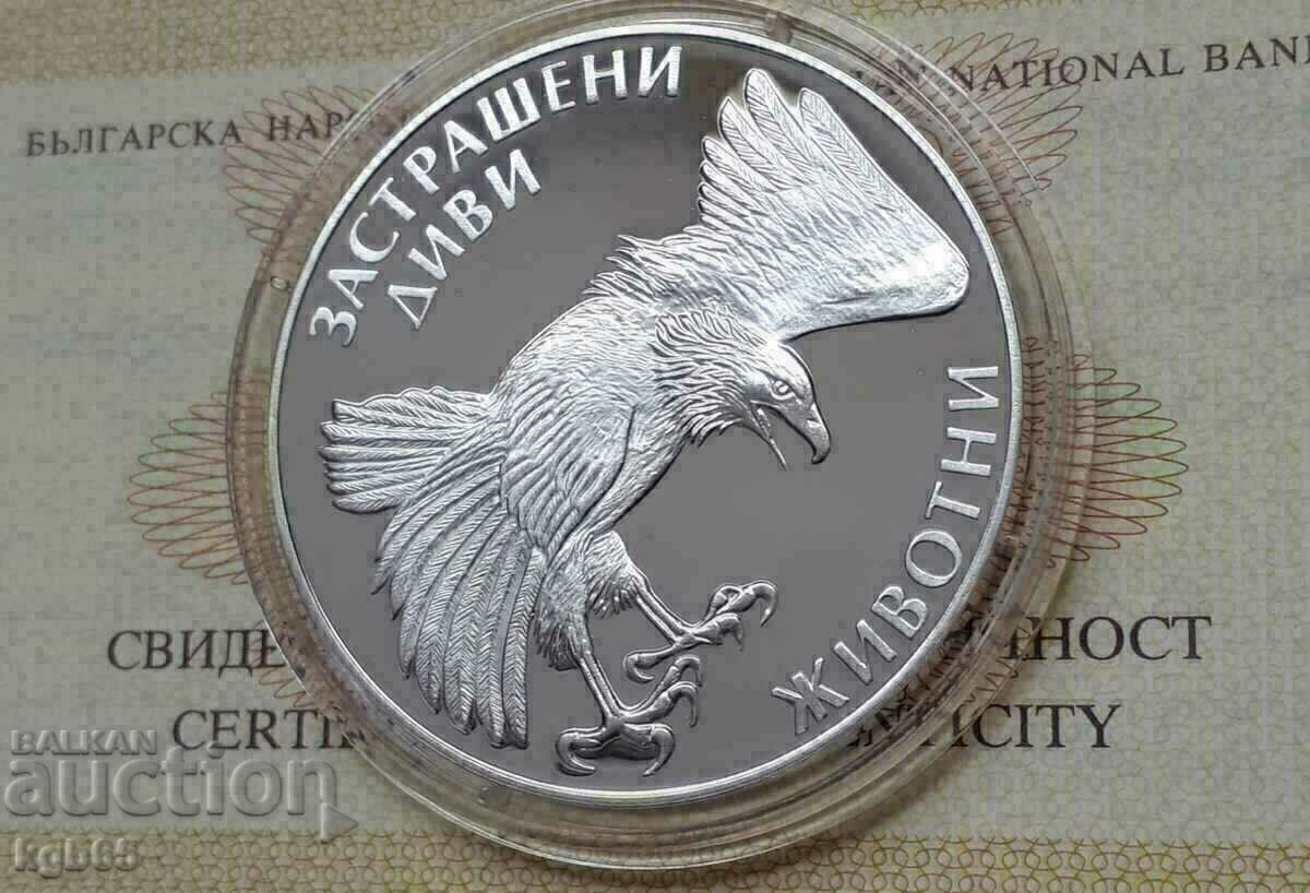 100 BGN, 1992. Vultur de stâncă.