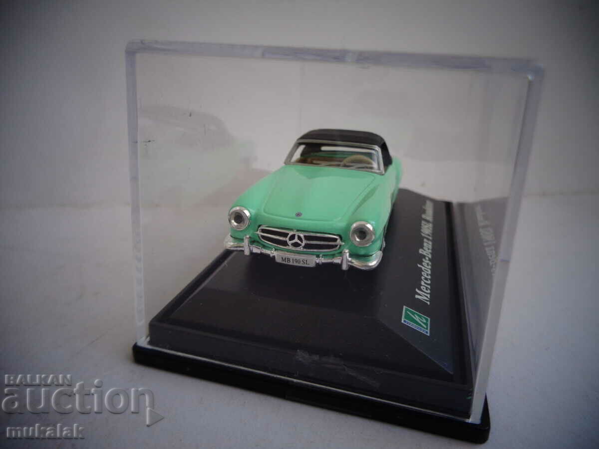 Auction 1:72 HONGWELL MERCEDES BENZ 190 SL TOY CAR MODEL Auction 1:72 HONGWELL MERCEDES BENZ 190 SL TOY CAR MODEL