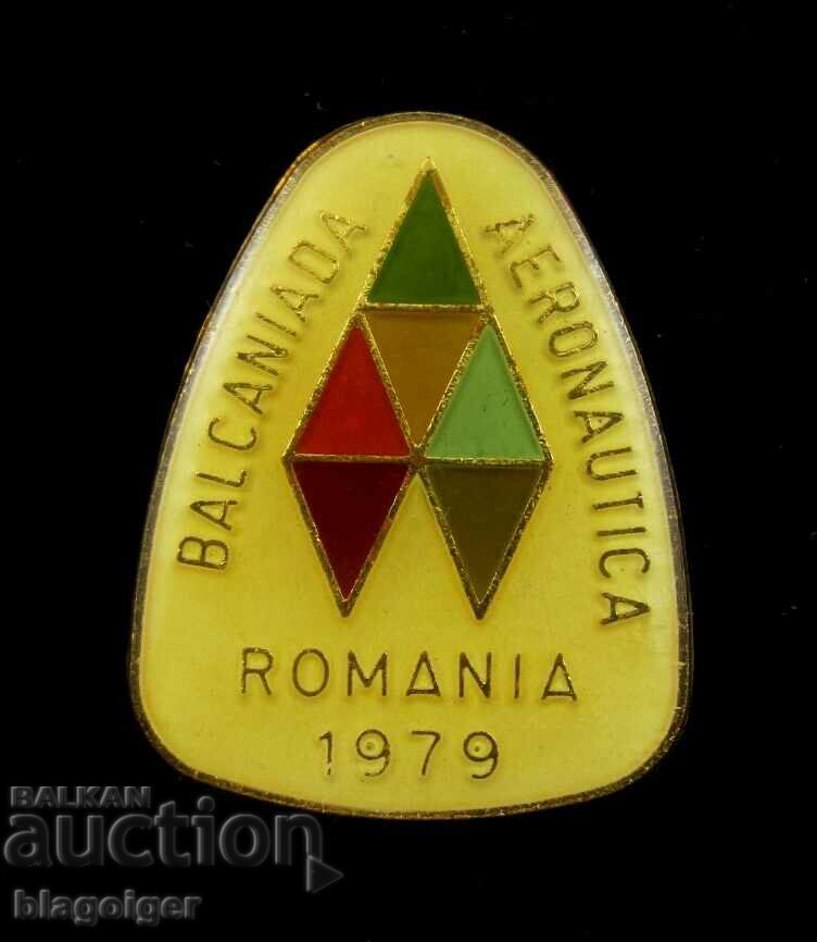 Aeronautics-Balkaniad in Romania 1979-Rare sign with price 7.00 BGN | € 3.58 Aeronautics-Balkaniad in Romania 1979-Rare sign with price 7.00 BGN | € 3.58