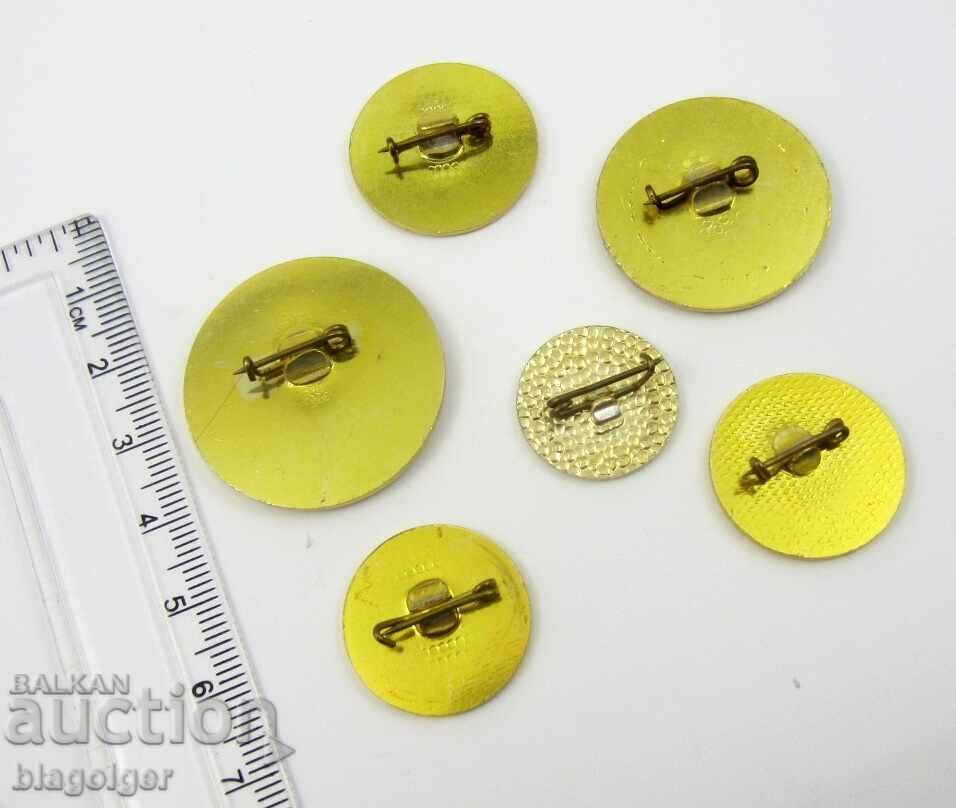 Auction Balkaniad-Sports badges-Lot of 6 badges Auction Balkaniad-Sports badges-Lot of 6 badges