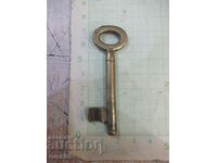 Old bronze key for a lock - 2