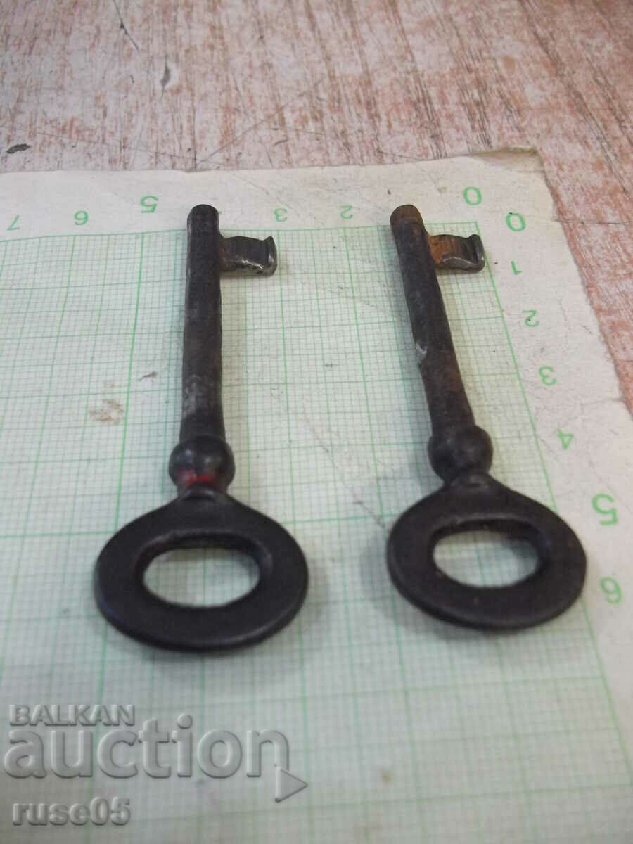 Delivery of Lot of 2 pcs. old key for lock Delivery of Lot of 2 pcs. old key for lock