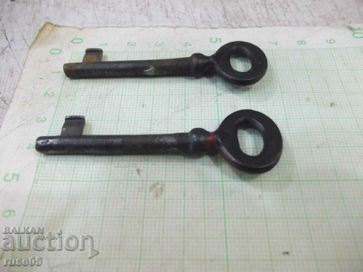 Lot of 2 pcs. old key for lock - 5 Lot of 2 pcs. old key for lock - 5