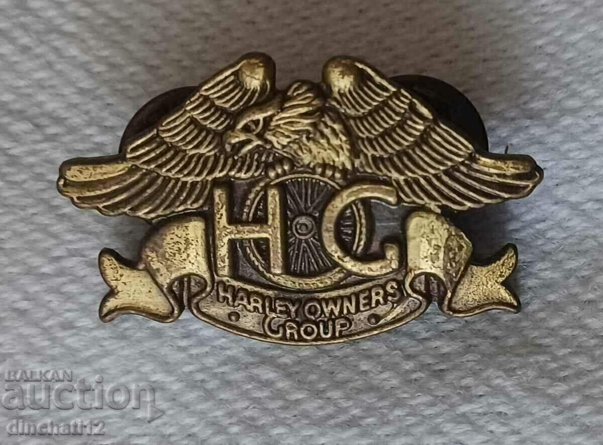 Harley-Davidson badge. Harley Owners Group. Auto Moto with price 30.00 BGN | € 15.34 Harley-Davidson badge. Harley Owners Group. Auto Moto with price 30.00 BGN | € 15.34