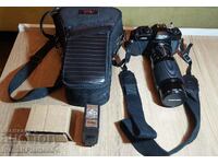 Camera for collectors with bag and flash