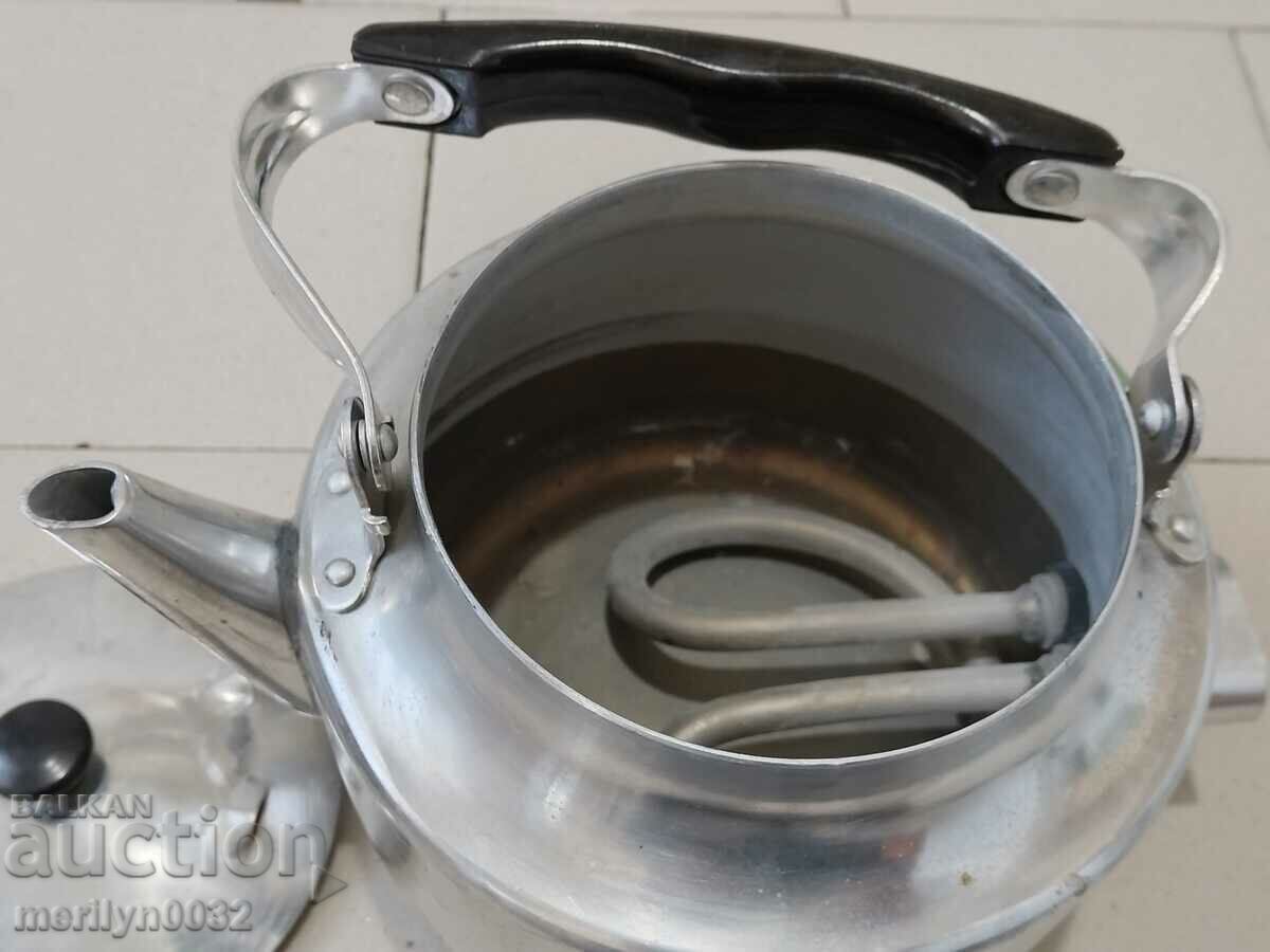 Old electric kettle with bakelite handle USSR 2 liters - 5 Old electric kettle with bakelite handle USSR 2 liters - 5