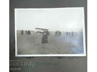 Old original photos from Bozhurishte airport with planes 3 pcs.