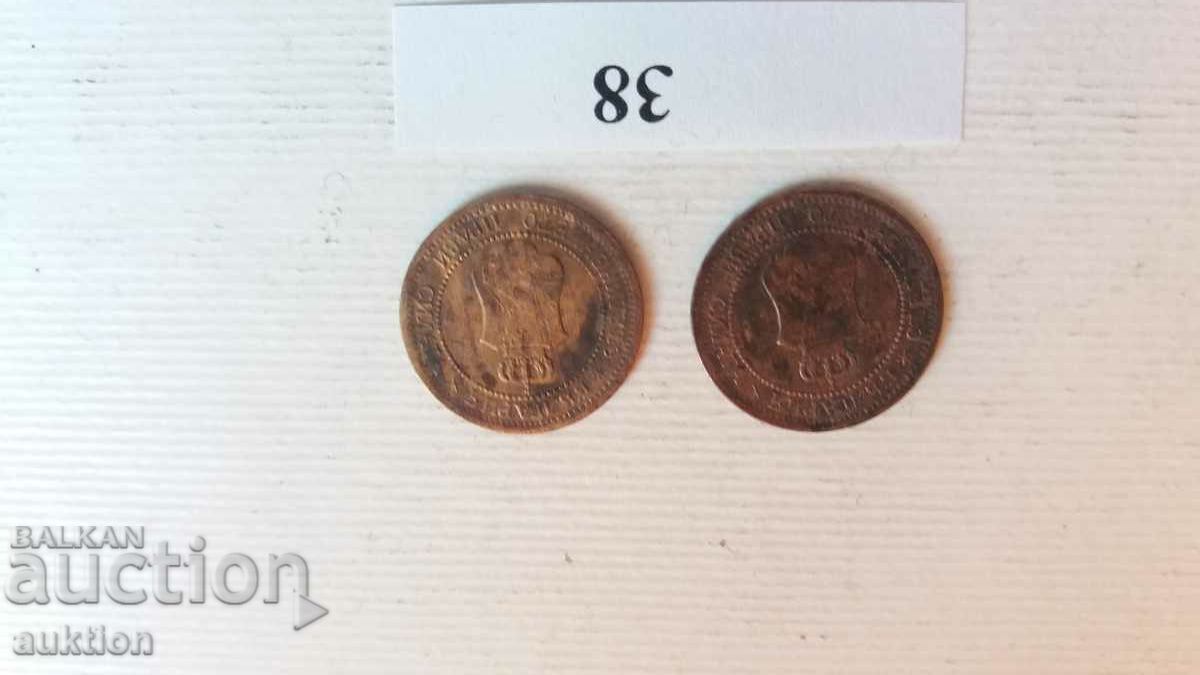 1 penny 1912 - 2 bucăți - 6 1 penny 1912 - 2 bucăți - 6