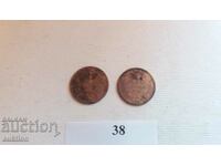 1 penny 1912 - 2 pieces