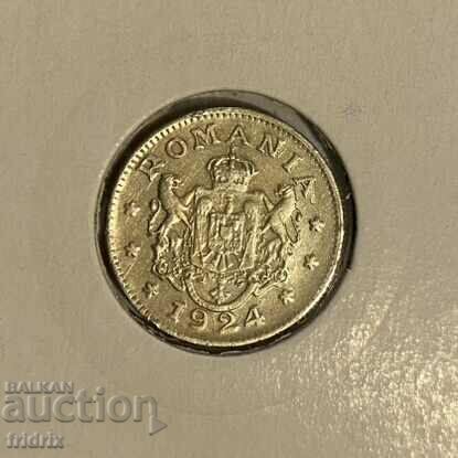 Romania 1 leu / Romania 1 leu 1924 MA με τιμή 3.00 BGN | € 1.53 Romania 1 leu / Romania 1 leu 1924 MA με τιμή 3.00 BGN | € 1.53