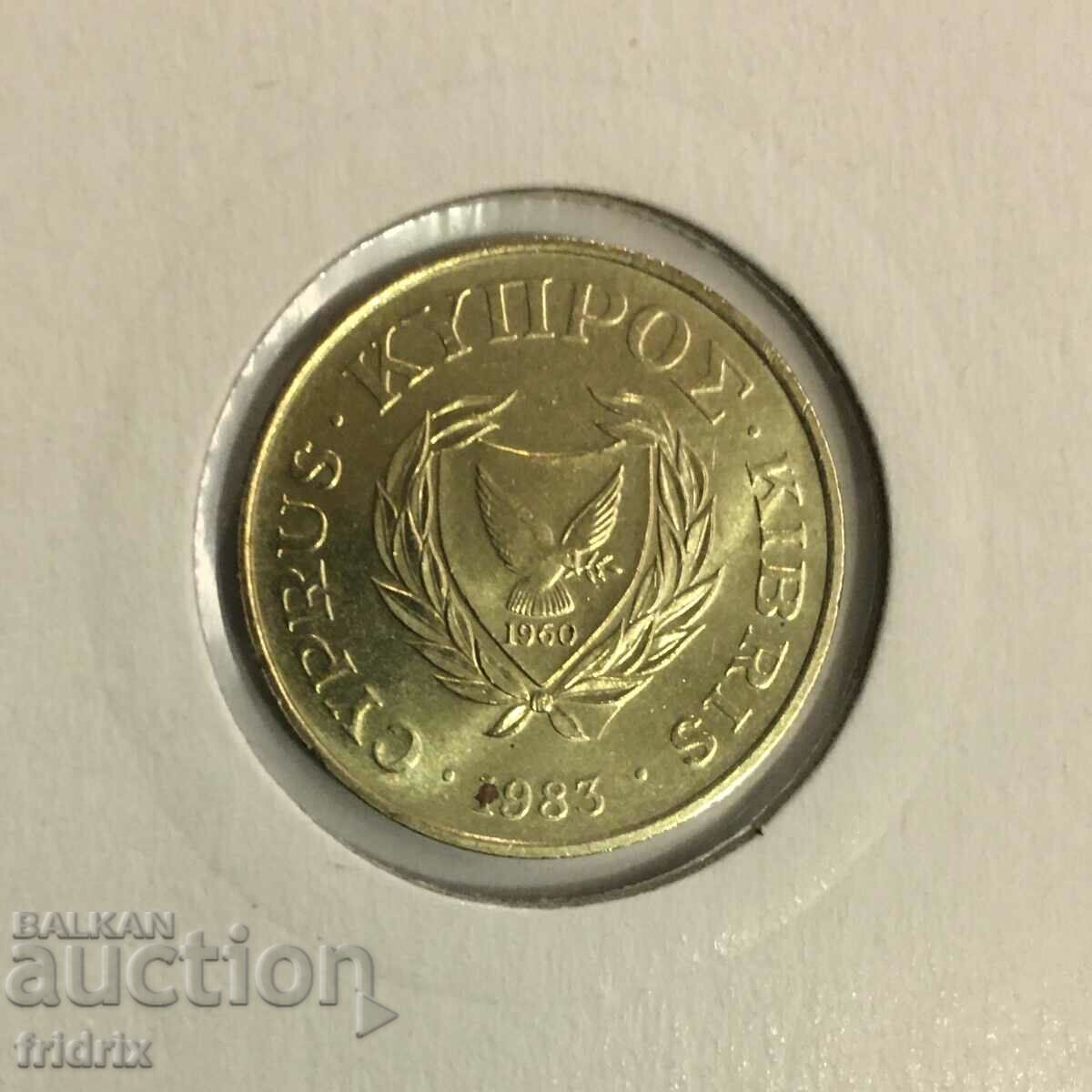 Cyprus 5 cents 1983 / Cyprus 5 cents MA with price 2.50 BGN | € 1.28 Cyprus 5 cents 1983 / Cyprus 5 cents MA with price 2.50 BGN | € 1.28