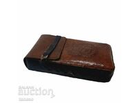 Old leather snuff box "Sofia" (8.2)