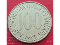 100 de dinari 1985 - Iugoslavia