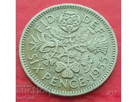6 pence 1955 - Great Britain