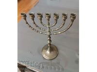 Old Jewish candlestick, menorah