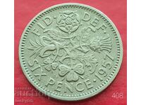 6 pence 1957 - Great Britain