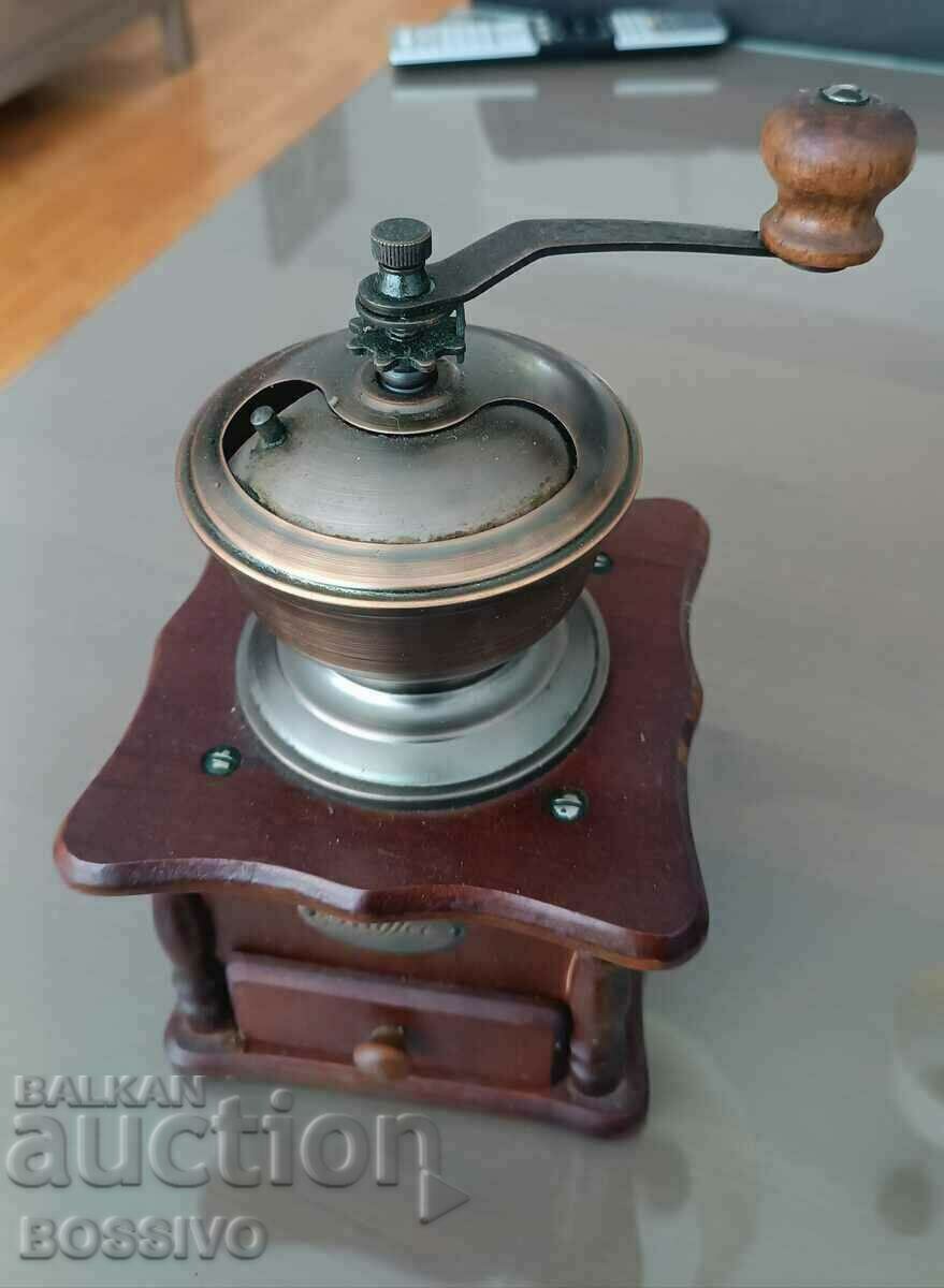 A big old coffee grinder