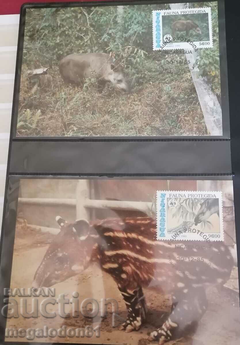 Nicaragua - fauna WWF, tapir sud-american cu preț € 4.00 | 7.82 BGN Nicaragua - fauna WWF, tapir sud-american cu preț € 4.00 | 7.82 BGN