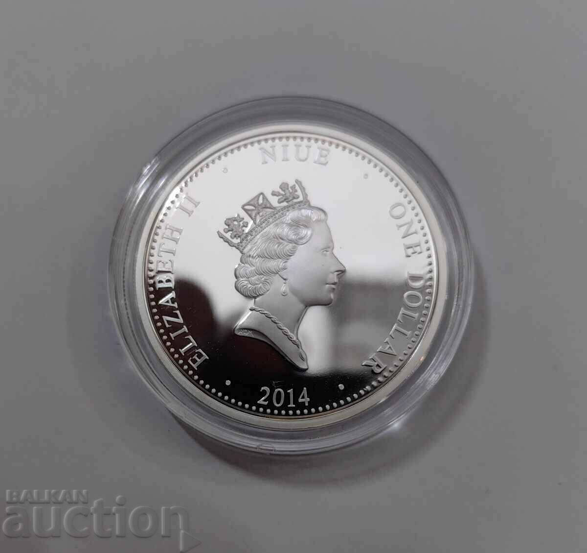 Delivery of 1 dollar 2014 The goddess Tyuhe, patroness of Sofia