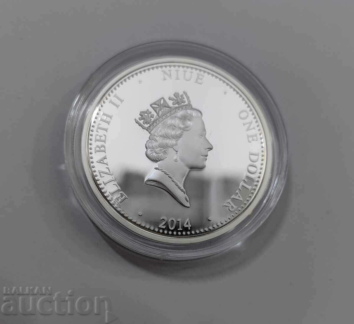 1 dollar 2014 The goddess Tyuhe, patroness of Sofia - 5