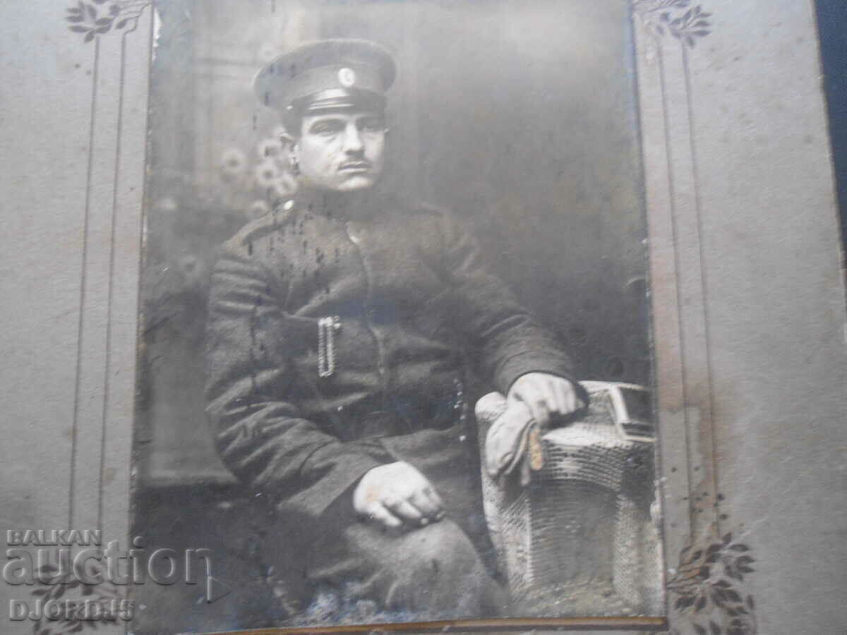 Old photo, cardboard, Dimitar Gabrovski with price 20.00 BGN | € 10.23 Old photo, cardboard, Dimitar Gabrovski with price 20.00 BGN | € 10.23