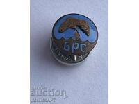 rare mark BRS Bulg. fishing union screw bronze enamel