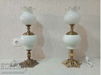 Set of two antique lamps - lamp