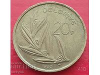 20 francs 1980 - Belgium - Legend in French