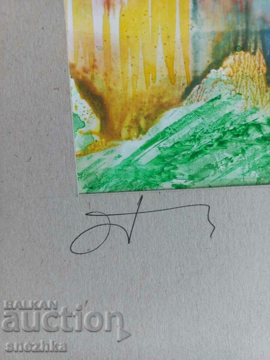 Auction Abstract drawing, watercolor on paper 12/16 Auction Abstract drawing, watercolor on paper 12/16