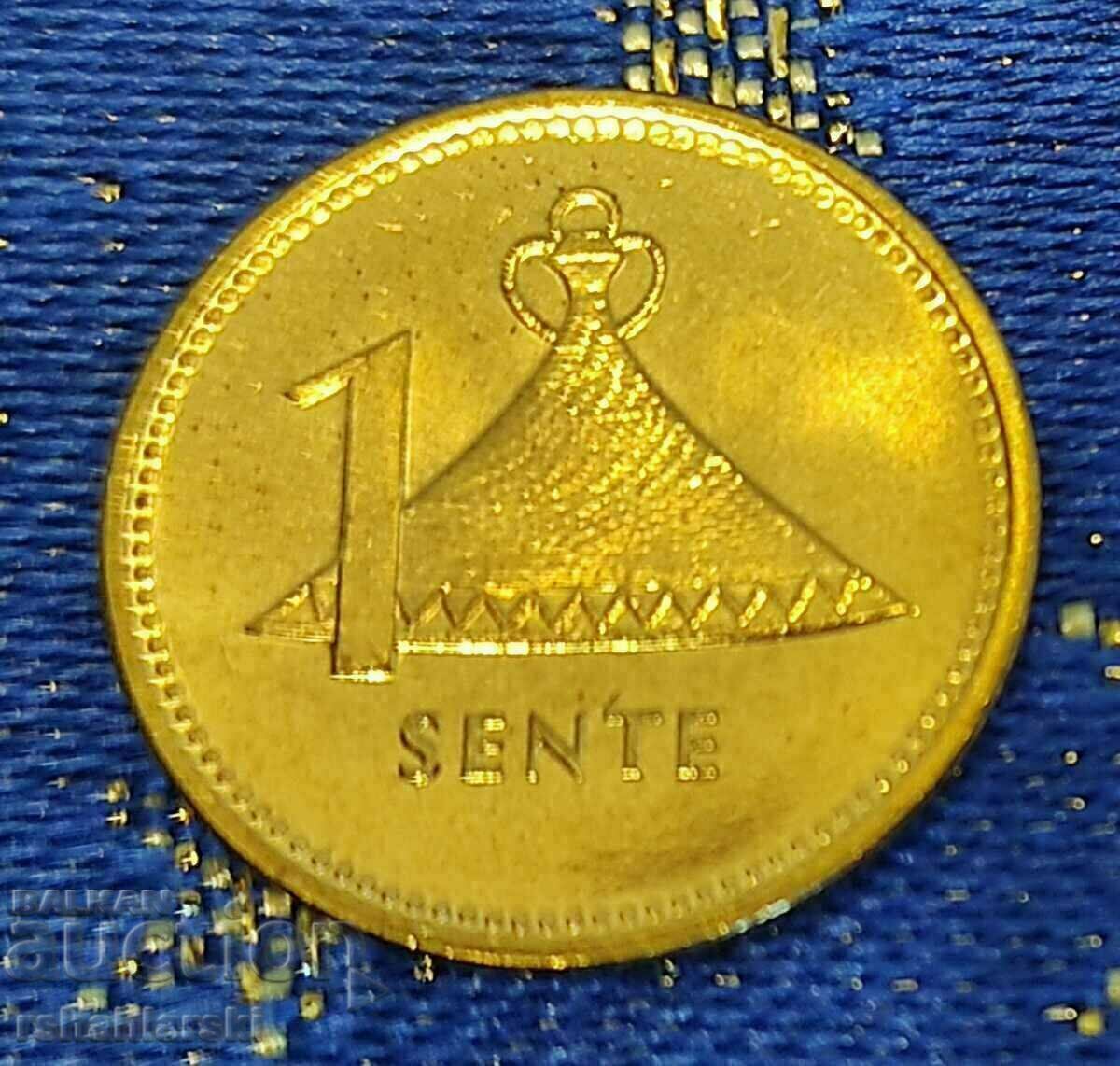 Λεσότο 1 Sente, 1992 (UNC)