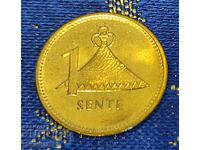 Lesotho 1 Sente, 1992 (UNC)