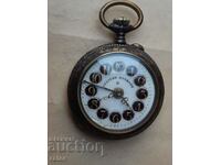 Old ROSKOPF pocket watch, ROSKOPF with bell