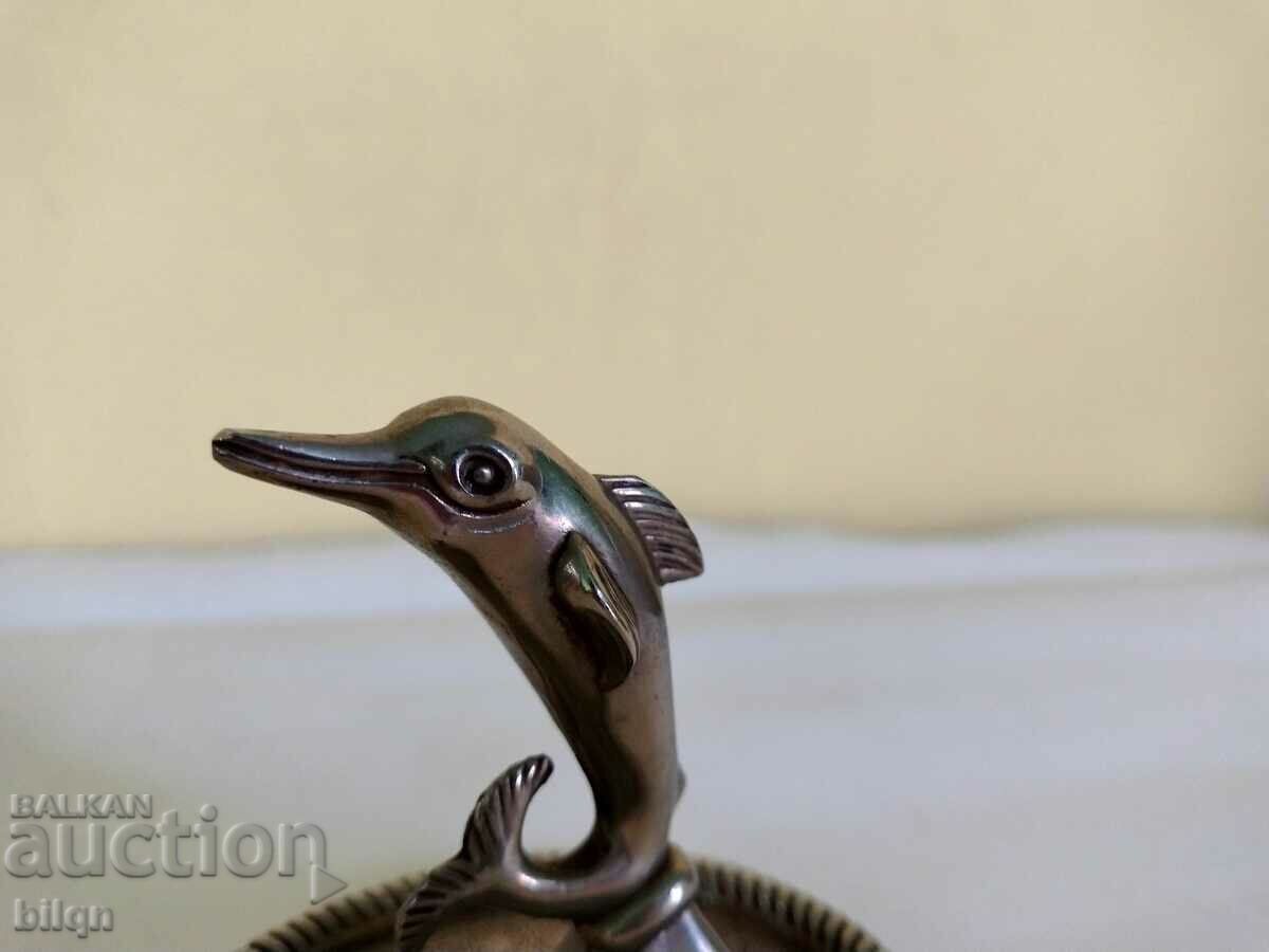 Old Silver Plated Dolphin Figurine with price 22.21 BGN | € 11.36 Old Silver Plated Dolphin Figurine with price 22.21 BGN | € 11.36