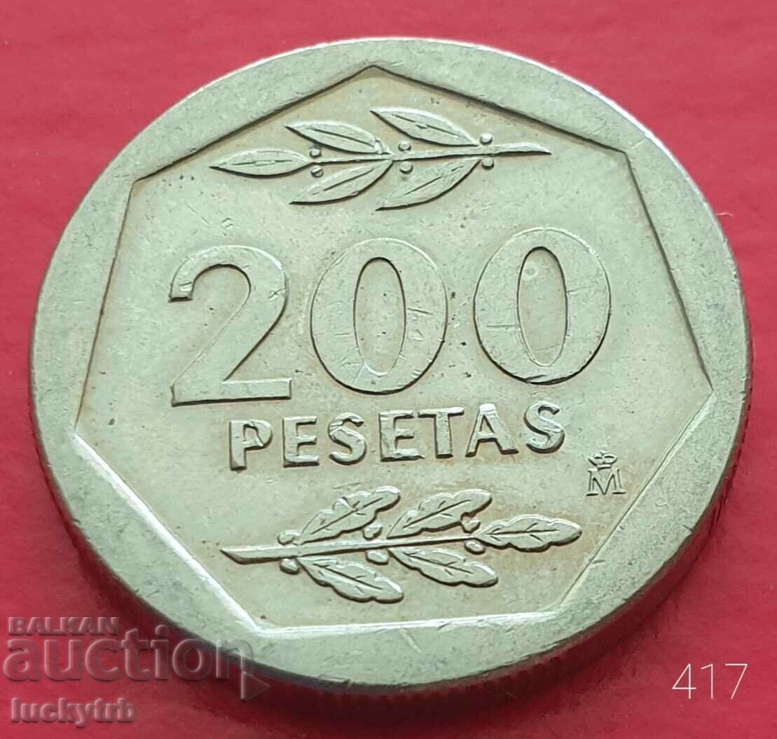 200 pesetas 1986 - Spain 200 pesetas 1986 - Spain