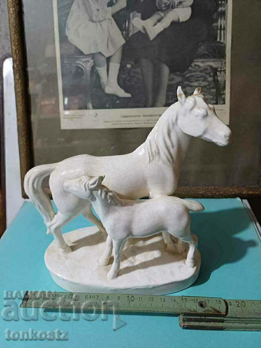 Old porcelain figurine Old porcelain figurine