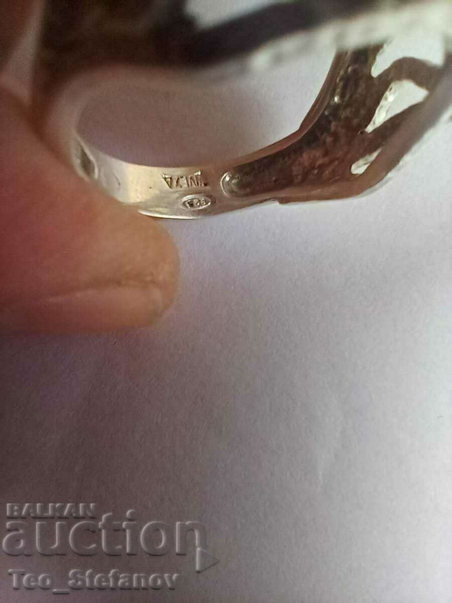 Delivery of Silver ring with marking