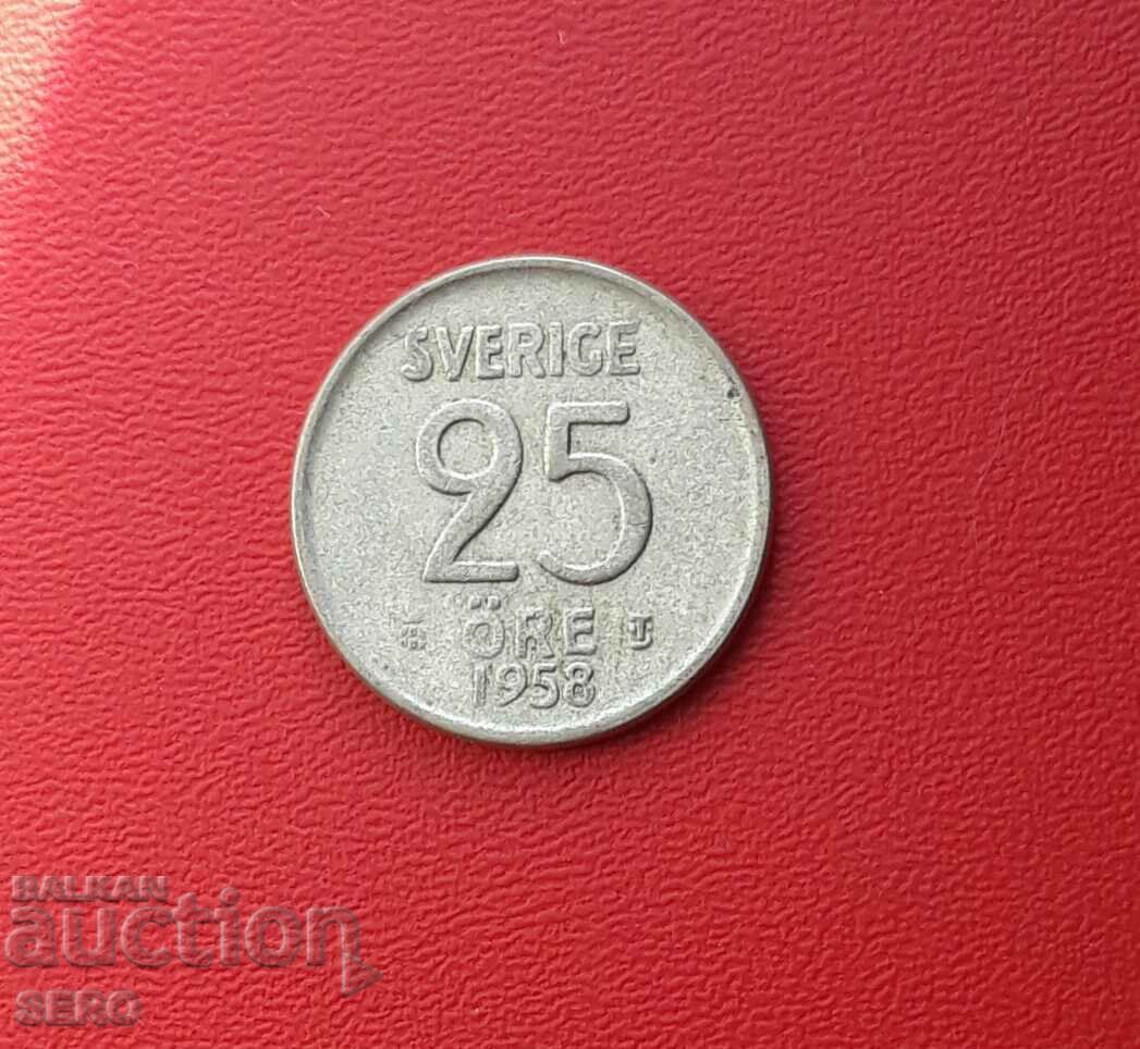 Sweden-25 yore 1958-silver